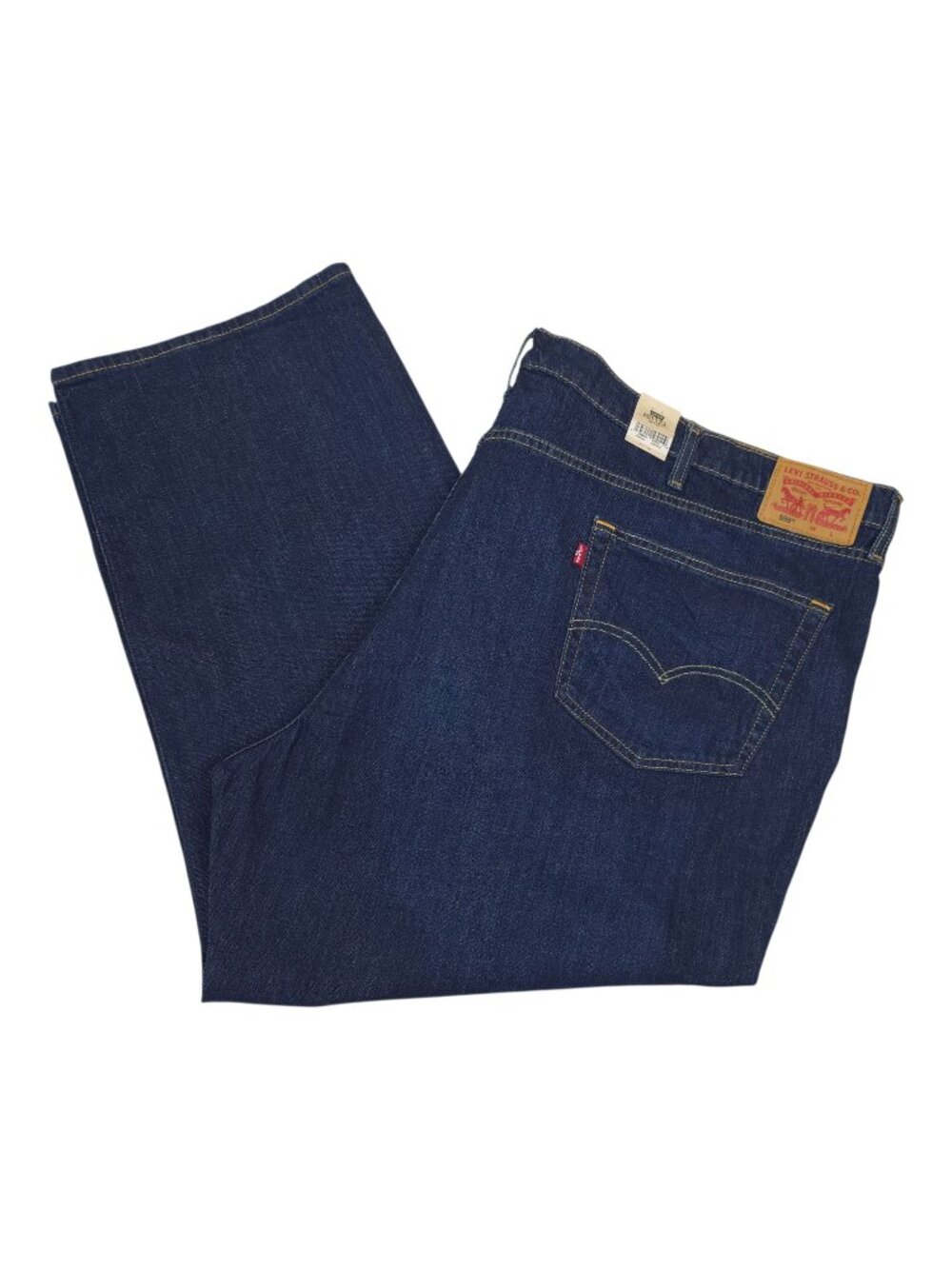 Levis 559 Relaxed Straight Fit Jeans 56x30 Dark Wash Sits at Waist Loose Thighs